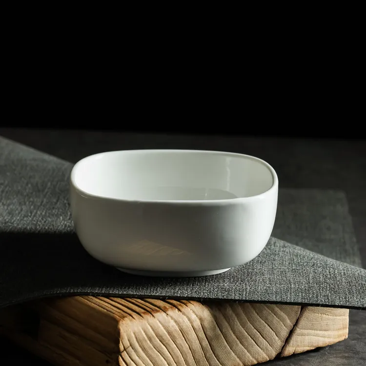 双11福利云山景墨陶瓷4.75寸雷尔碗四方碗（2个装）餐具乔迁礼物