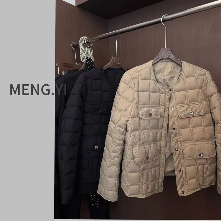 MENG.YI超显瘦小香90白鸭绒羽绒服5308