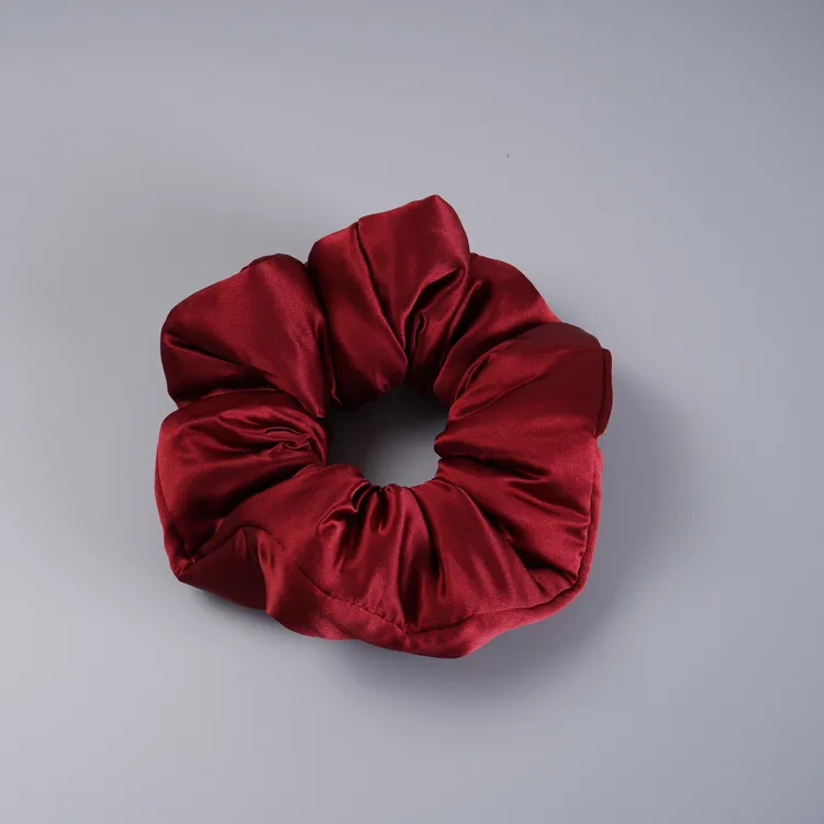 【新年限定色安可拉红】22姆米真丝发圈桑蚕丝红红又火火