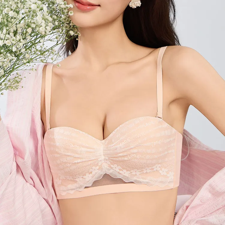 【8822】性感蕾丝舒适美背小胸显大聚拢调整型上托女士文胸内衣