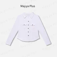 【新贵衬衣】Mayya Plus高级感气质V领女衬衫秋季长袖上衣32536865