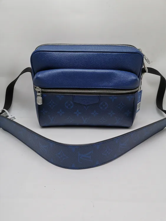 99新 LouisVuitton/路易威登 98新17663 LV蓝老花Outdoor相机包