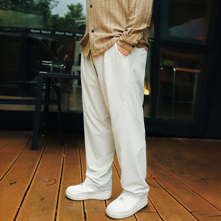 徐天霸大码品质薄款凉爽立体剪裁显瘦长裤男士休闲裤运动宽松