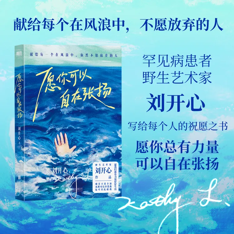 磨铁 愿你可以自在张扬 野生艺术家刘开心著