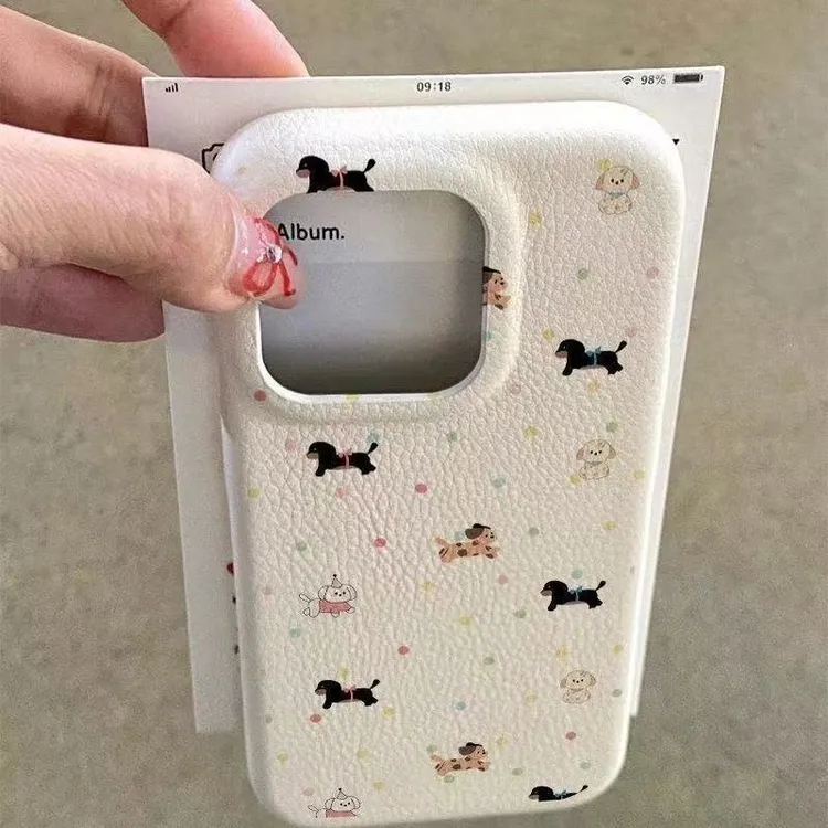 日韩彩色波点适用16promax手机壳iphone14plus新款13辣妹