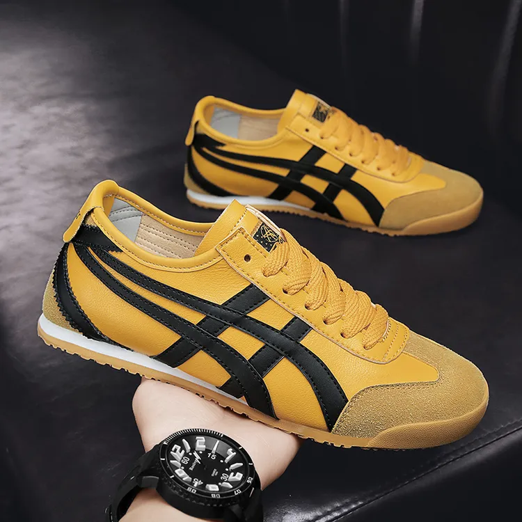 莆田高品质李小龙百搭老虎鞋运动鞋休闲男女鞋阿甘德训时尚情侣鞋