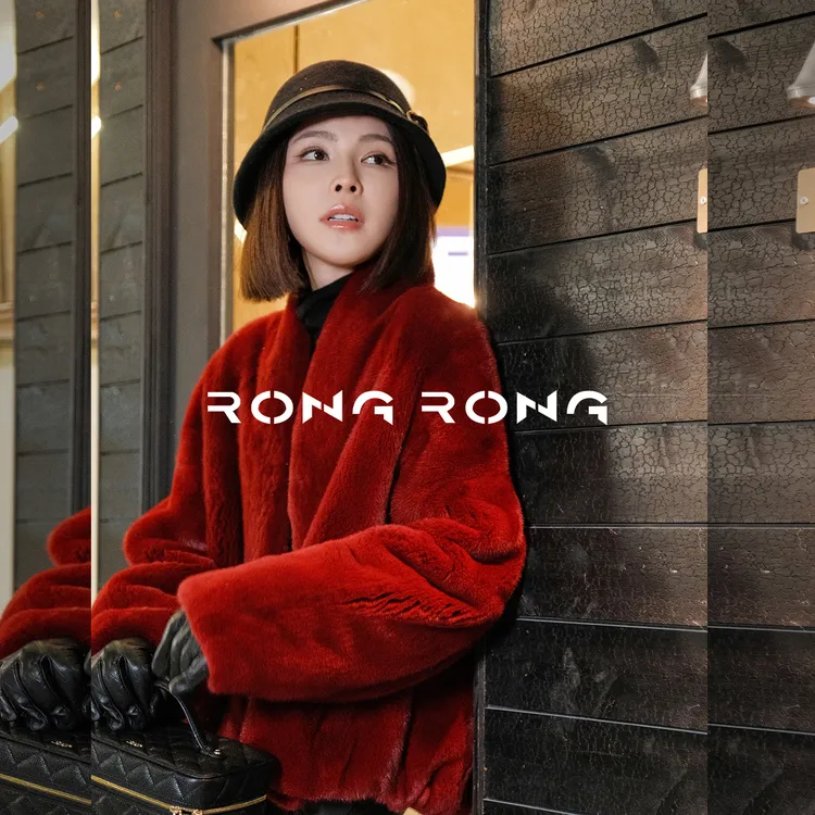 溶溶【大女主珍藏限定】RONG 丹麦进口奢级小母貂毛皮皮草ST761A-58