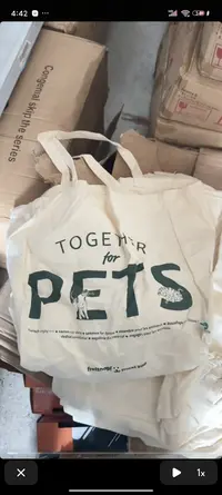 8月25号绿色字母帆布包38X40X20CM NO.退NO.换