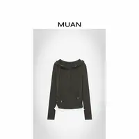 木小妹MUAN：《拉法帽衫》“拉法系列”定制假两件连帽上衣CQ-JD-8350