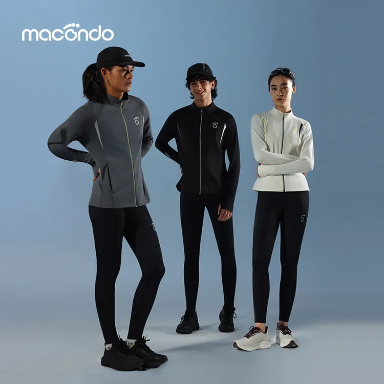 原创单品｜马孔多防风加绒外套+支撑压缩长裤运动跑步套装