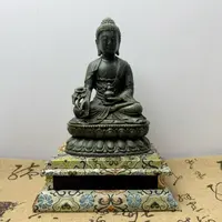 树脂药师佛像桌面装饰摆件