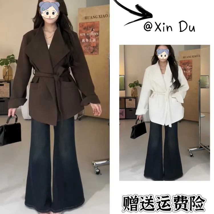 2025秋季新款时尚显瘦气质女士网红洋气外套百搭款D23342