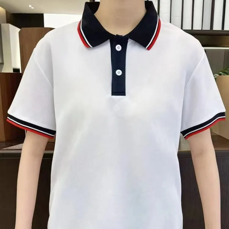 学生短袖中学生夏季套装夏季短袖套装翻领短袖t恤女