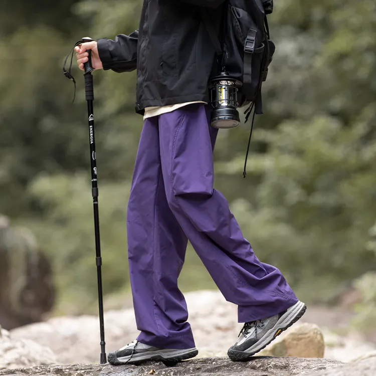 冲锋裤男三防防水伞兵薄款软壳速干女户外徒步运动高级感男装
