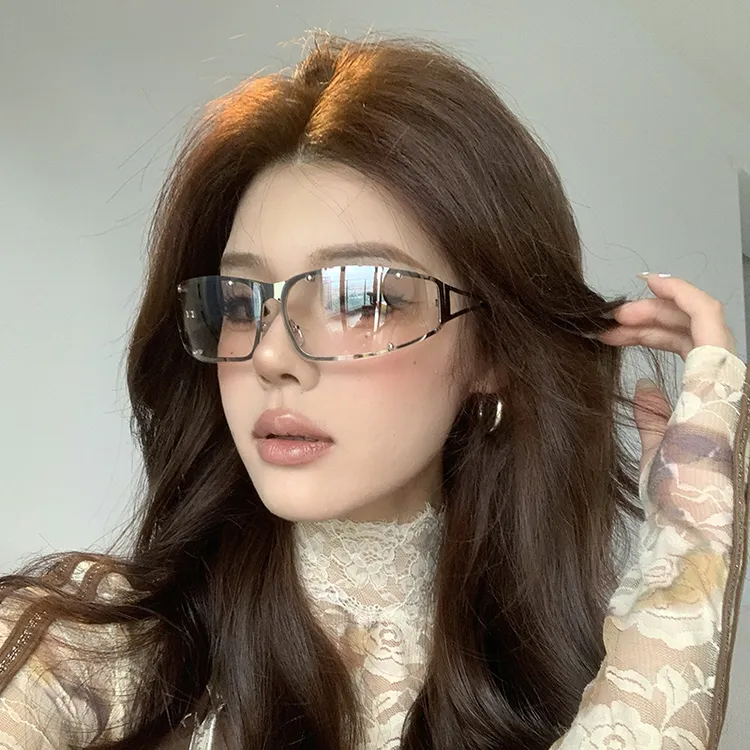 欧美风Y2K凹造型墨镜千禧辣妹街拍嘻哈个性潮搭太阳眼镜防紫外线