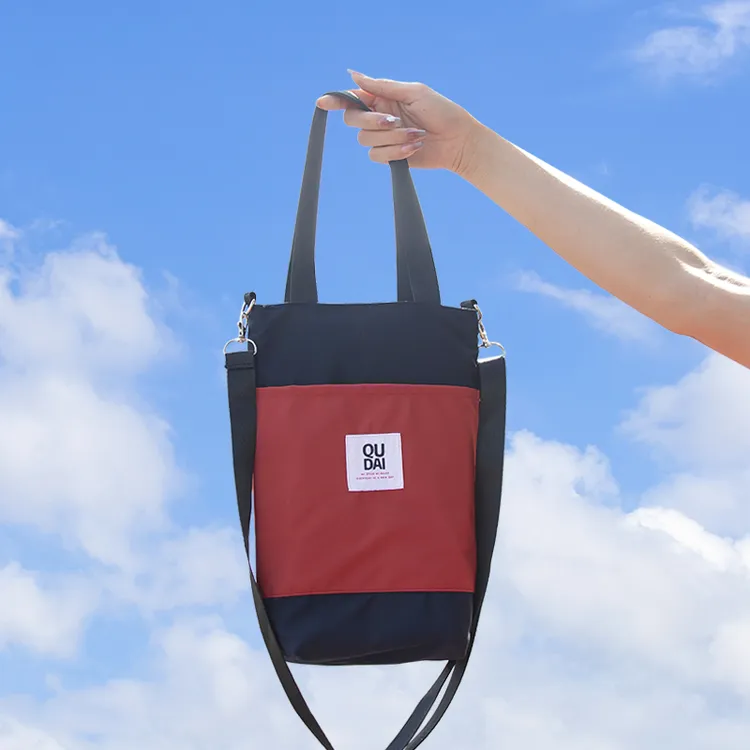 户外水杯袋女2025新款斜挎小布包外出上班可放雨伞水壶水杯手提袋