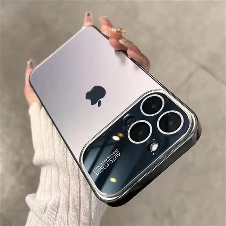 秒变17苹果16手机壳iPhone15ProMax护镜大视窗14全包13磨砂15电镀