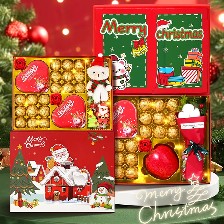 圣诞节德芙巧克力糖果礼盒送女友儿童生日礼物盒浪漫表白精美礼品