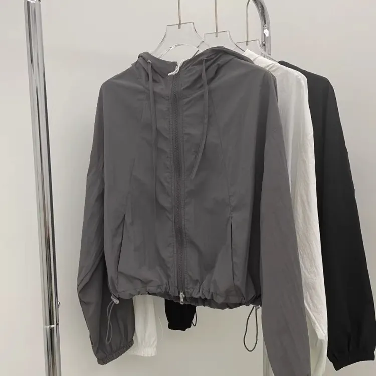 高级感冲锋衣防晒外套女夏季新款小众韩系休闲宽松透气防晒衣