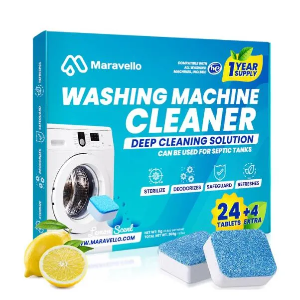 加拿大家用全自动洗衣机除垢杀菌去污除异味泡腾片28片装 067368