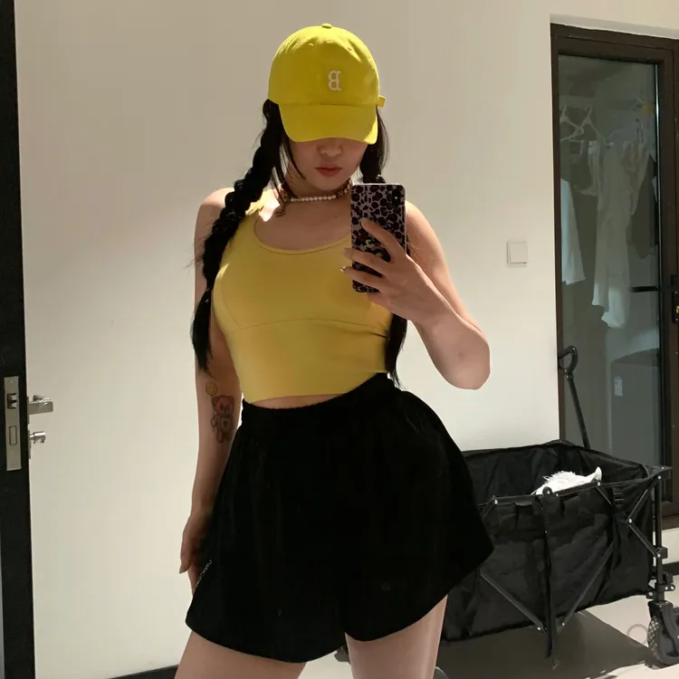 大码高强度运动内衣专业运动美背女瑜伽健身透气带胸垫健身背心女