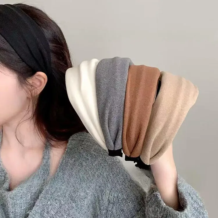 【拍一发二】港风复古文艺风发箍时尚简约秋冬韩系穿搭高颅顶发饰