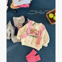 【甜豆baby】四Hihoniya~2025秋季亲子卡通动漫宽松减龄披肩卫衣