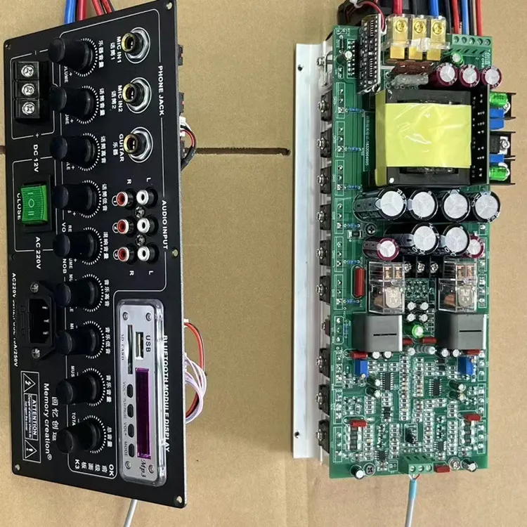 专业户外双12V电瓶声道1000w大功率家用车载广场舞户外音响功放板