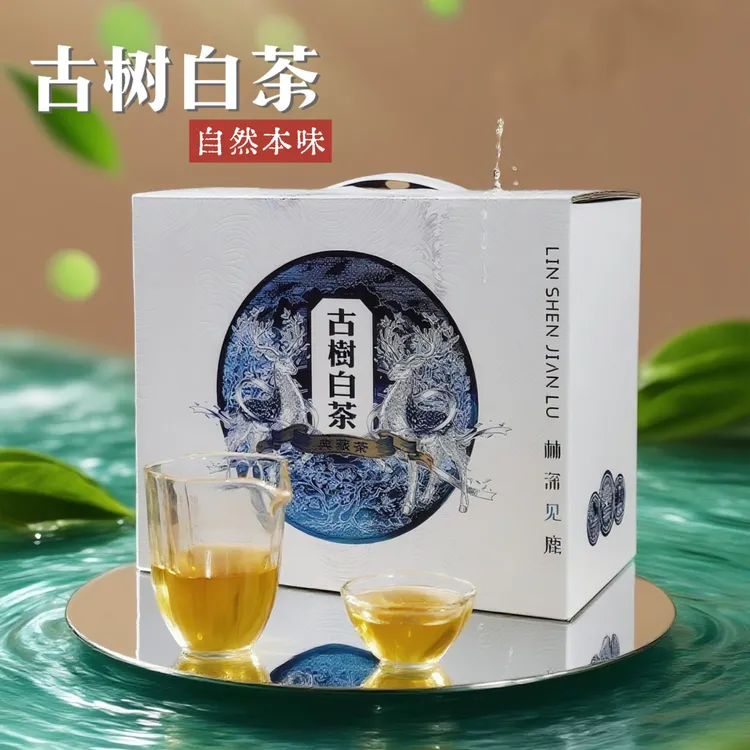 云南古树白茶散茶口感鲜爽无苦涩花果香十足