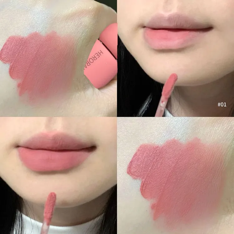 秋冬裸色唇泥哑光雾面唇釉显白持久百搭口红丝绒显白唇釉韩系嫩妹
