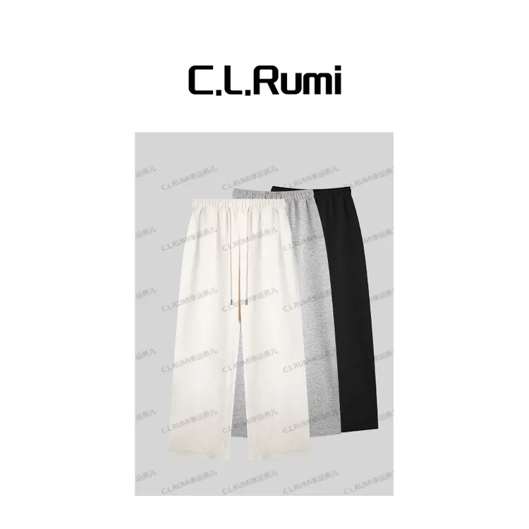 【Rumi精选】“袋鼠裤”秋季休闲百搭亲肤软糯肌理感休闲裤7202kz