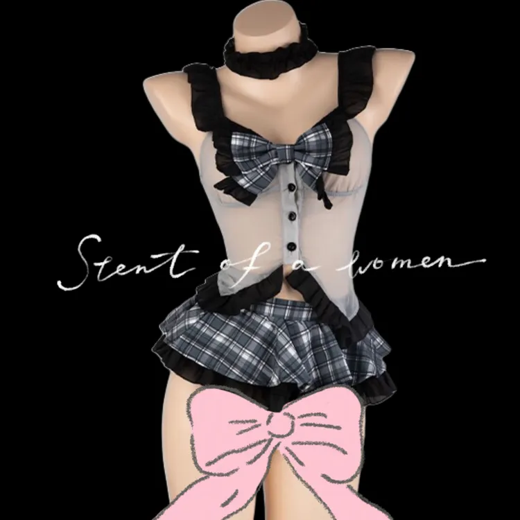 Peach制服·女性jk制服格纹短裙套装校园纯欲风约会战袍