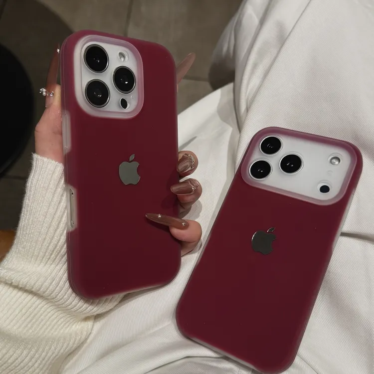 高级果冻液态硅胶适用苹果17promax手机壳iPhone16简约15全包14新