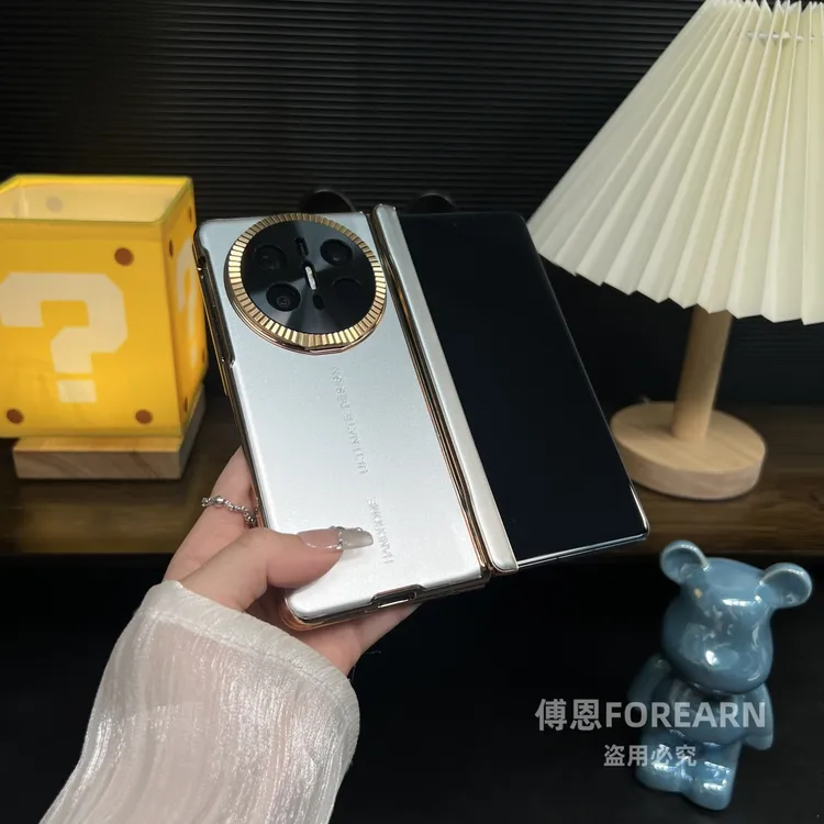 适用于华为matex5手机壳新款双中轴matex6折叠屏保护套x3镜头支架