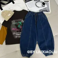 杭州六小六正版BY LIUXIAOLIU秋季儿童牛仔裤17561