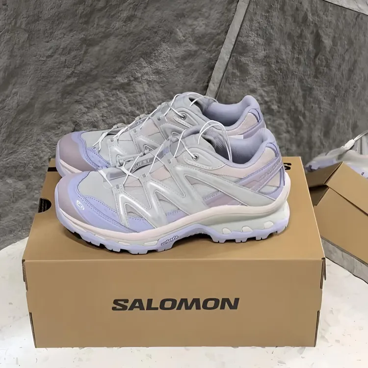 SALOMON萨洛蒙XT-Quest星黛露灰紫低帮休闲运动登山徒步鞋 491259