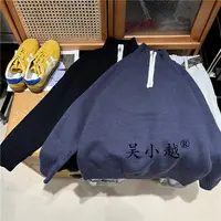 吴小越w1658儿童毛衣立领百搭神器洋气秋冬新款男童原宿风文艺范