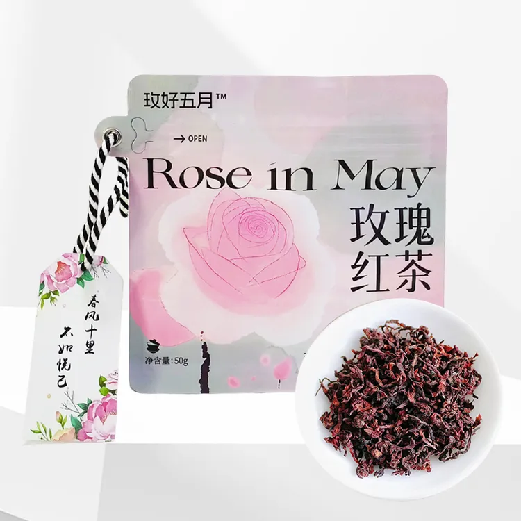 玫瑰红茶花茶高山新茶叶花草花瓣三伏天适合喝的养生茶