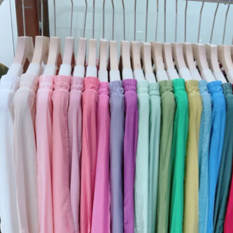 百搭神器天丝仙仙裤双层纯色阔腿裤