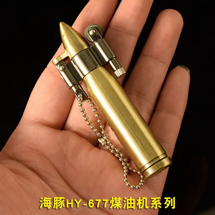 复古子弹头打火机老式砂轮怀旧小巧便携创意个性收藏男士礼品