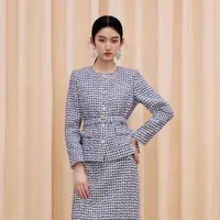 【晨粉专享价】LIME/莱茵【循迹真我】名媛粗花呢上衣LDGD9ACCJ317