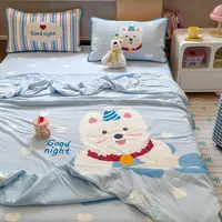 ★2025设计师款大版可爱卡通凉感冰皮被薄款夏季家用可机洗
