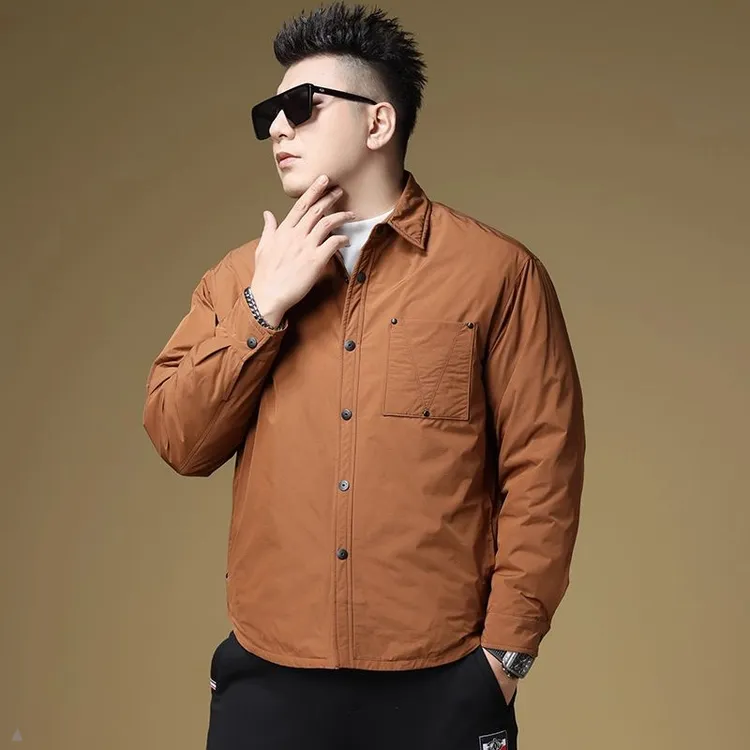 外套男士长袖户外休闲保暖秋冬上衣运动透气宽松轻薄防风2025新款
