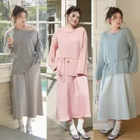 【涵胖胖】清 2025春季新款松弛感系带修身针织衫  3771