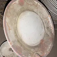 瓷片国营厂库存微瑕31厘米圆盘