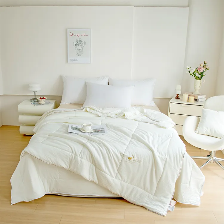 moon/好梦来黄金豆奶四季被子母被柔软