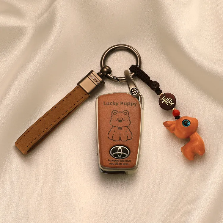 适用于丰田卡罗拉钥匙套雷凌锐放折叠锐志荣放车汉兰达扣威兰达扣