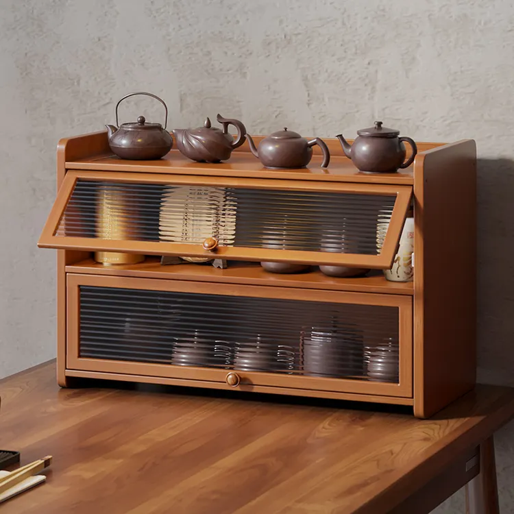 博古架桌面茶桌置物架茶具储物架茶叶柜茶道架子客厅收纳柜放杯子