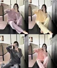 叙旧姑嫂  海岛绒家居服  软软糯糯 自带胸垫方便又好看 11223