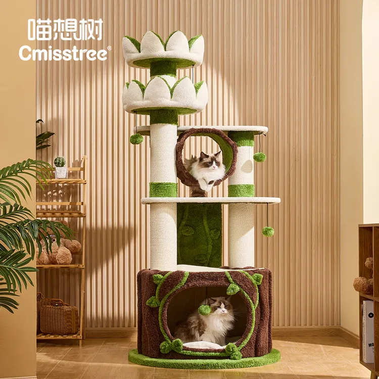 Cmisstree/喵想树白城堡超大型猫爬架猫窝猫树一体 四季通用猫窝